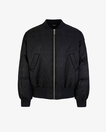 Gcds Monogram Bomber  | Unisex Coats & Jackets Black | GCDS®